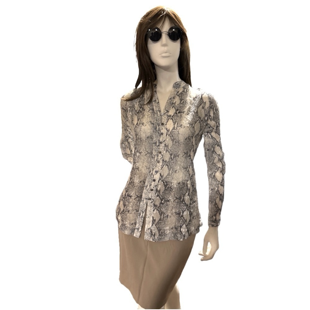 CHICO’s Snake Print blouse